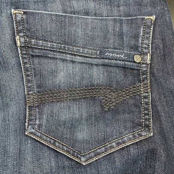 Mavi Mens Zach Straight Leg Jeans 34x30 Blue Denim Made In Turkey Cotton Blend - Picture 7 of 9